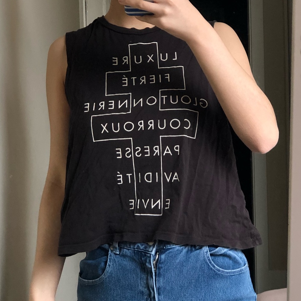Graphic muscle Tshirt